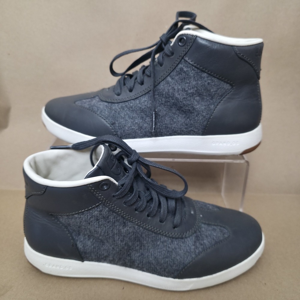 Cole Haan (Sz 6.5) Grand Pro High Top Sneaker Women's Shoes 39Gray